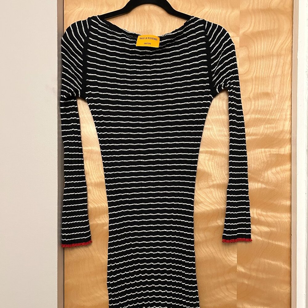 Guest In Residence stripe rib dress